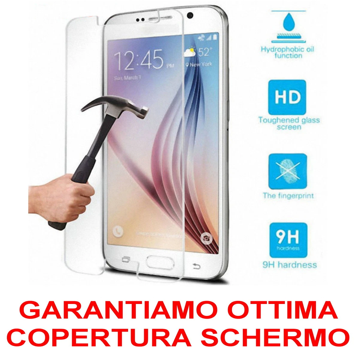 KIT. 2 PELLICOLE VETRO TEMPERATO SCHERMO 2 PACK SCHERMO PER LG K3 K100 4G LITE - Foto 2