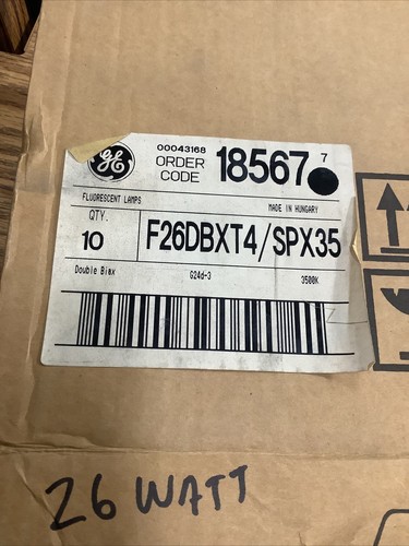 10 NEW GE GENERAL ELECTRIC Compact Fluorescent Bulbs 18567 - F26DBX/SPX35 BULB - Picture 2 of 4