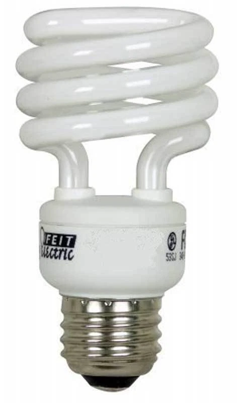 (12 LOT) (2 PACK) Feit Mini T2 ECOBulb 23W / 100W A19 White CFL E26 BPESL23T2/2 - Image 2 of 3