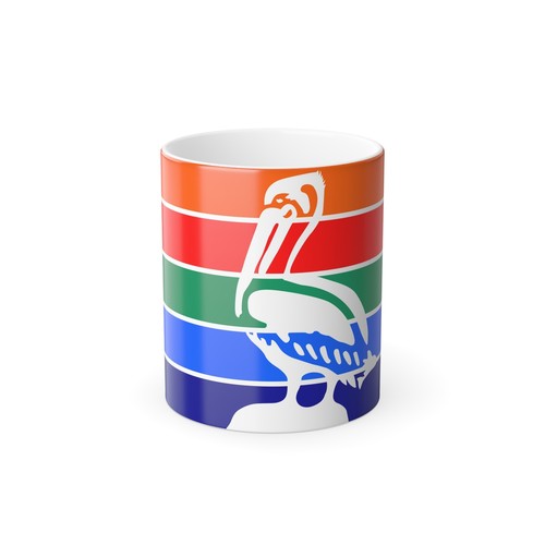 Flag of St. Petersburg, Florida - Color Changing Mug 11oz - 第 1/5 張圖片
