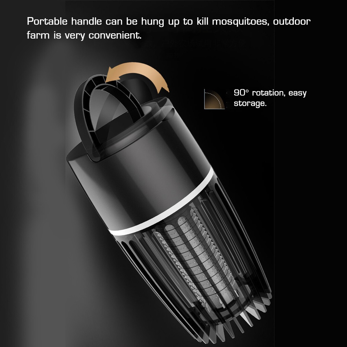 USB Electric Shock Mosquito Killer LED UV Pest Control Lamp Bug