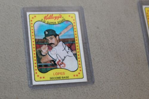 1981 Kellogg's 3-D Super Stars Baseballkarte komplett Beenden Sie Ihre Liste Set ABHOLUNG - Bild 55 von 126