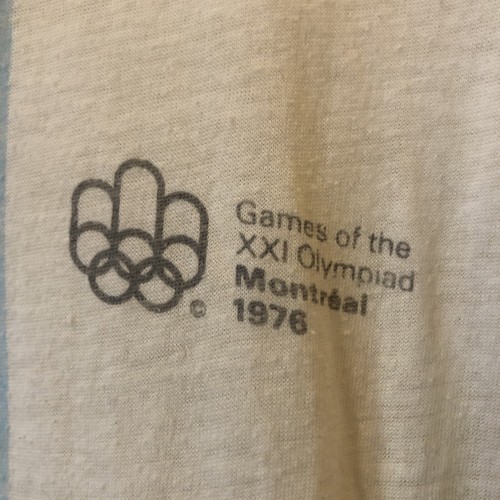 Vintage 1976 Montreal Olympiad XXI Games T-Shirt Size XL Single Stitch - Picture 3 of 11