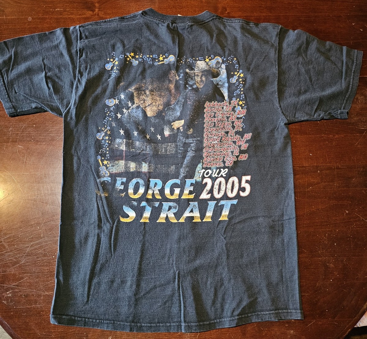 2005 George Strait Tour Shirt Large Fruit Of The Loom Tag | eBay
