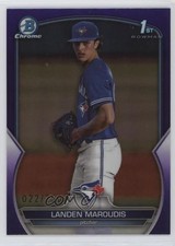 2023 Bowman Draft Chrome Purple Refractor 22/250 Landen Maroudis #BDC-138 0zu6