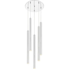 Z-Lite 917MP24-CH-LED-5RCH Forest Chandelier Chrome