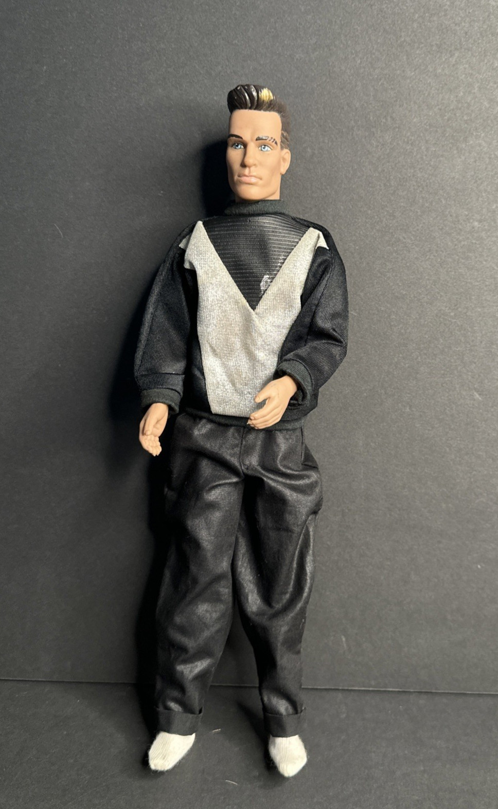 1991 Vintage Vanilla Ice Action Figure Doll THQ Silver Black Outfit Musician 12&rdquo;