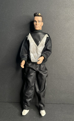 1991 Vintage Vanilla Ice Action Figure Doll THQ Silver Black Outfit Musician 12 