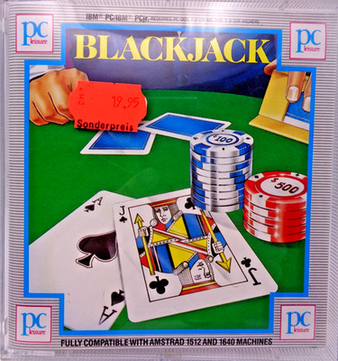 IBM PC -- BLACKJACK (PRISM LEISURE - 5,25'' DISK) #NOS