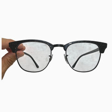 Ray Ban RB3016 1305/B1 Clubmaster Sunglasses Black Gray 51-21 145 3N Italy