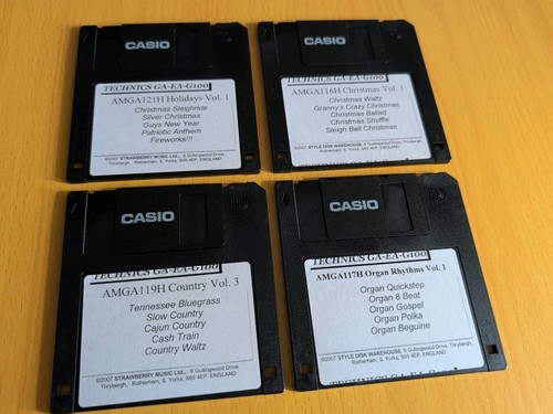 Vintage Music Floppy Disks Collection for Technics GA - EA - G100 - Picture 2 of 7