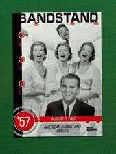 2015 Topps Baseball History #3A American Bandstand Debuts