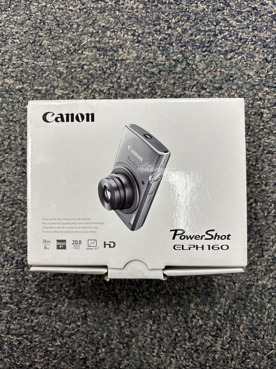 Canon PowerShot ELPH 160 / IXUS 160 20.0MP Digital Camera - Silver