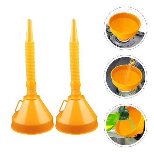 2 Pcs Thickened Oil Bucket Child Engine Funnel with Strainer Gasoline - Picture 11 of 12