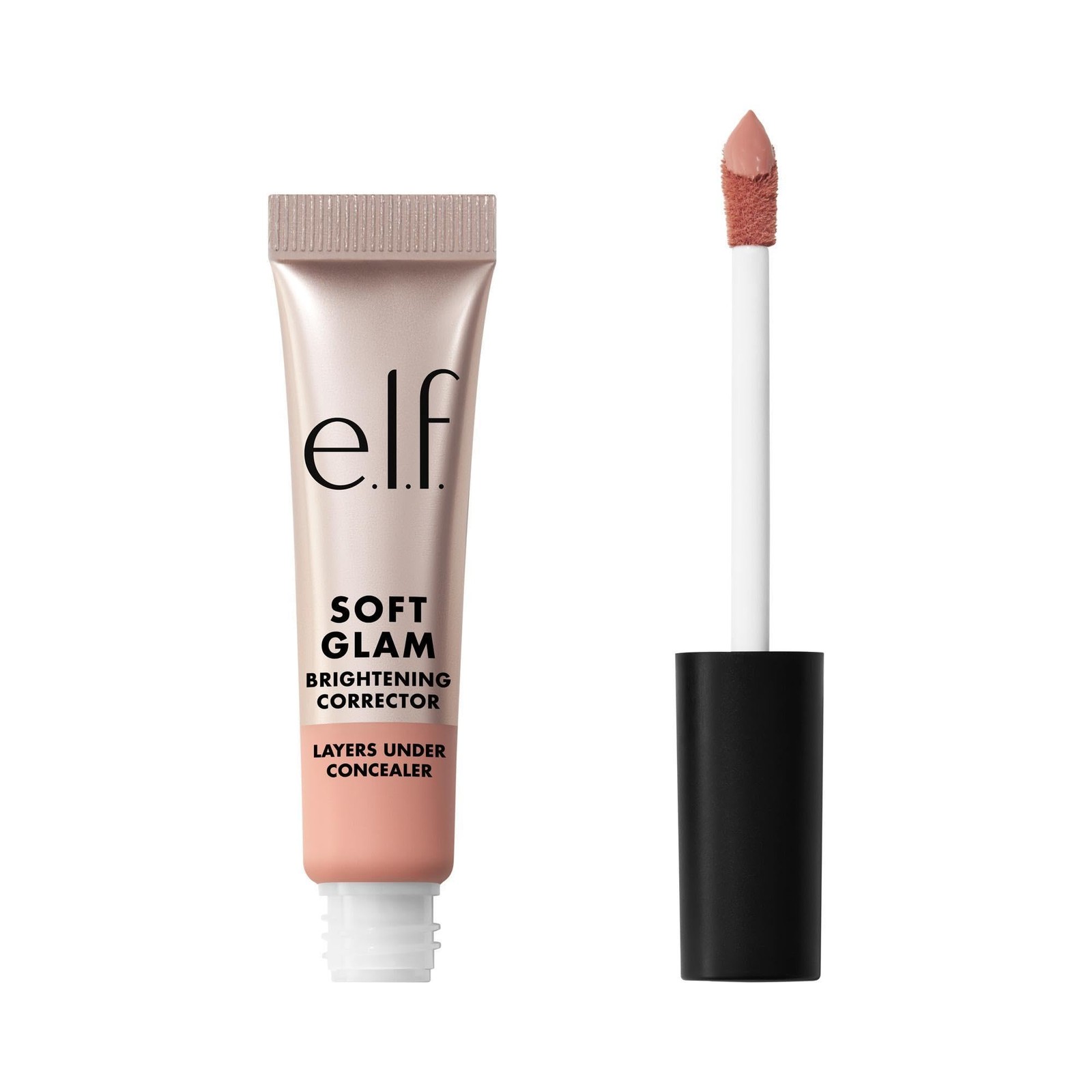 e.l.f. Soft Glam Brightening Corrector, Helps Minimize Dark Circles & Discolouration, Hydrating with a Natural Finish, Vegan & Cruelty-Free, Light Pink - Image 2