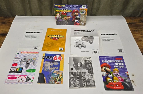 RETRO Mario Kart 64 BOX ONLY (NO GAME) Nintendo 64 N64 GREAT CONDITION
