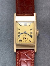 9 ct. Gold Dennison Cased Vertex Calibre 54 Vintage Wristwatch