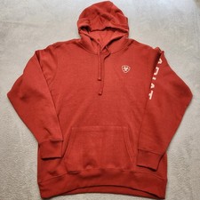 Ariat Women's Logo Hoodie Large Pullover Red Jacket SpellOut