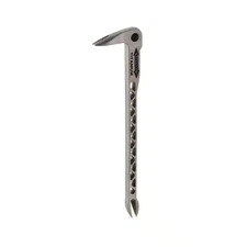 Stiletto Claw Bar Nail Puller Dimple Feature 8 oz. 12 in. Titanium Strike Plate