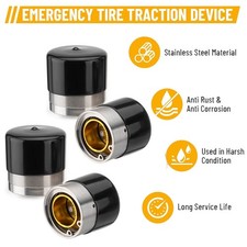 1.98" Trailer Wheel Bearing Protectors, Stainless Steel Axle Bearing w/Dust Cap
