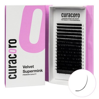 Super Mink Eyelashes Extensions, 0.03 CC Curl 7mm-15mm Length Silk Eyelashes,...