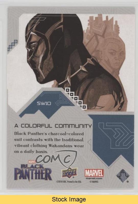 2018 Marvel Streets of Wakanda Black Panther A Colorful Community #SW10 READ 0ad thumbnail 2
