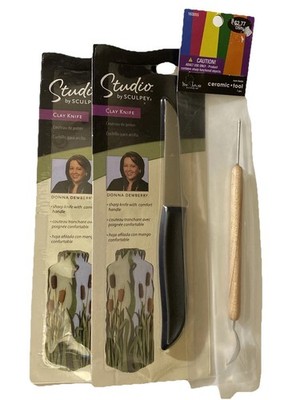 New Mixed Lot of Sculpting Tools for Clay, Salt Dough Projects Studio by Sculpey