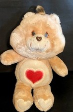Vintage 1983 Care Bears Tenderheart Bear Kenner Plush Stuffed Animal 13"