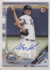 2019 Bowman Prospect Auto Matt Krook #PA-MK Auto a2v