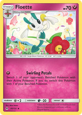 FLOETTE 85/131 FORBIDDEN LIGHT POKEMON REVERSE HOLO LP