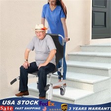 EMS Foldable Emergency Stair Chair 4 Wheels Climbing Wheelchair Evacuation Chair