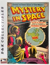 MYSTERY IN SPACE #13 GOLDEN AGE PRE-CODE HORROR  1953 VG+ js