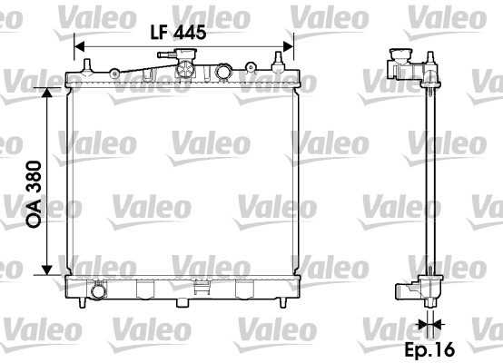 Fits VALEO 734246 RADIATOR