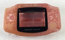Nintendo GBA Rose/Pink Replacement OEM Shell With Screws Buttons Clear Screen