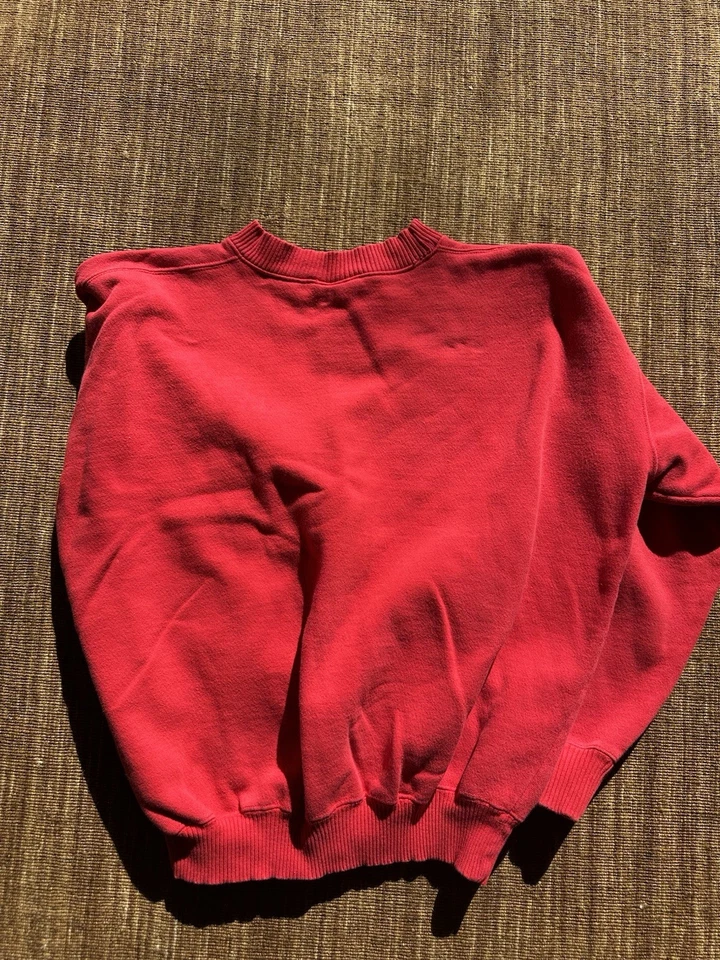 Винтажный 90-х Marc Tetro Канада Crewneck свитер горы красный размер маленький средний - Изображение 4 из 4