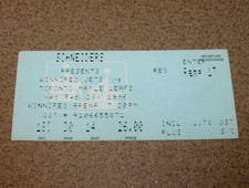 Winnipeg Jets 2/28/1996 NHL Ticket Stub vs Toronto Eddie Olczyk 3pt Zhamnov 3pt