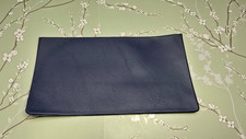 Blue Royal Blue Vinyl Checkbook Cover w/Duplicate Flap Brand New