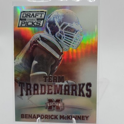 Panini Prizm Collegiate Draft Picks Team Trademarks Benardrick McKinney #5 Miss 