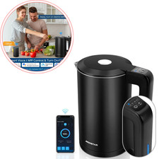 Bouilloire Électrique Intelligente, Température Réglable, Alexa, Google Home
