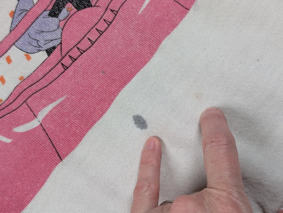 Sudadera De Colección Años 80 Figment Dragon M Walt Disney World Epcot Center 1982 Blanca Foto 3 de 4