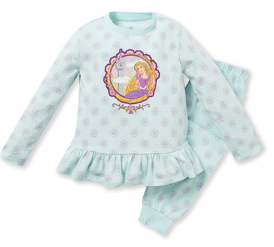 Disney Rapunzel Schlafanzug Mädchen 2-teiliges Set Tangled Disney Store