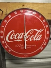 Vintage Coca-Cola 100th Anniversary Thermometer 1886-1986 Tru Temp USA