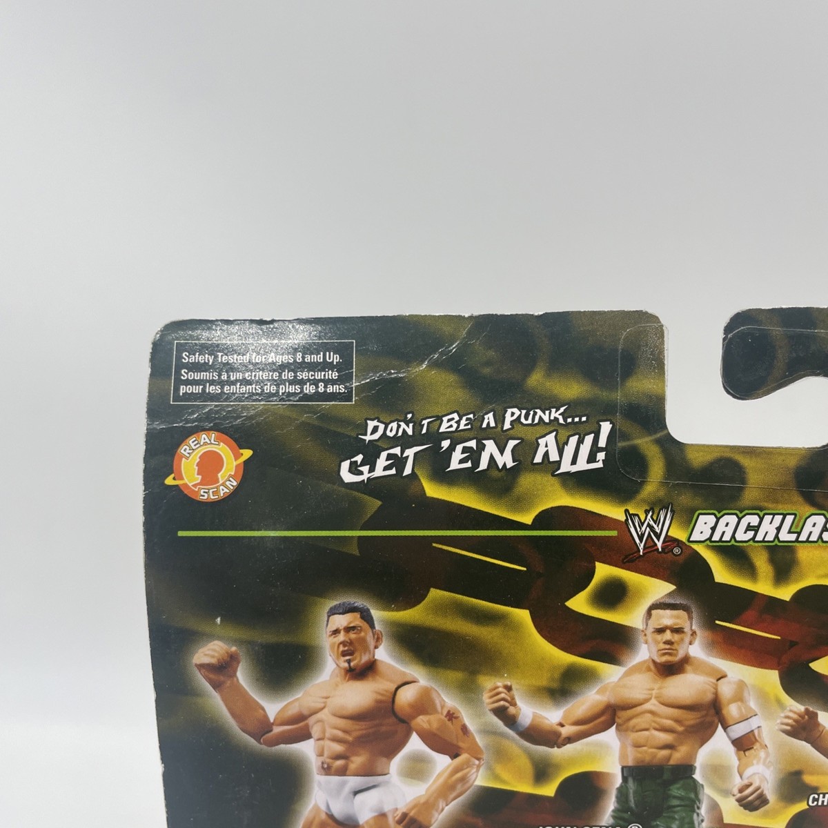 Jakks Pacific WWE Backlash Chris Benoit Yellow Attire Figure! Card
