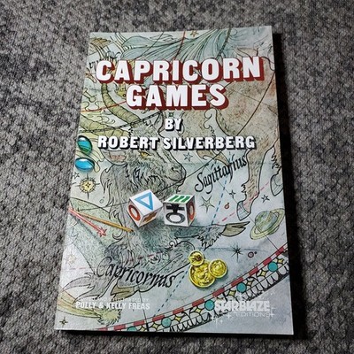 Capricorn Games Robert Silverberg 1978 Starblaze First Printing Illustrated