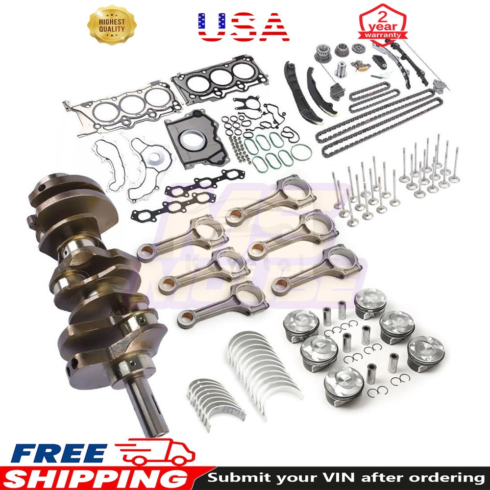 Rebuild Overhaul Kit for Maserati Ghibli Levante Quattroporte 3.0L TT V6 Engine