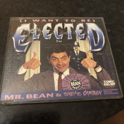 Mr Bean & Smear Campaign - (I want to be) Elected - 3 Track CD Single 1992 