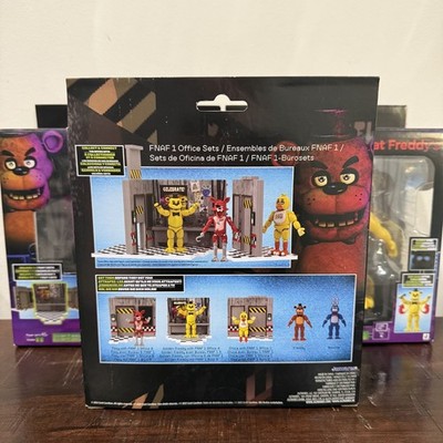 FNAF Five Nights at Freddy's Jazwares Golden Freddy Office Set 5