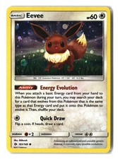 Pokémon Eevee 101/145 Holo Swirl w/Scratch