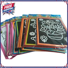Rainbow Paper Magic Scratch Paper Art-Crafts Bulk Supplies Kids Painting Toys