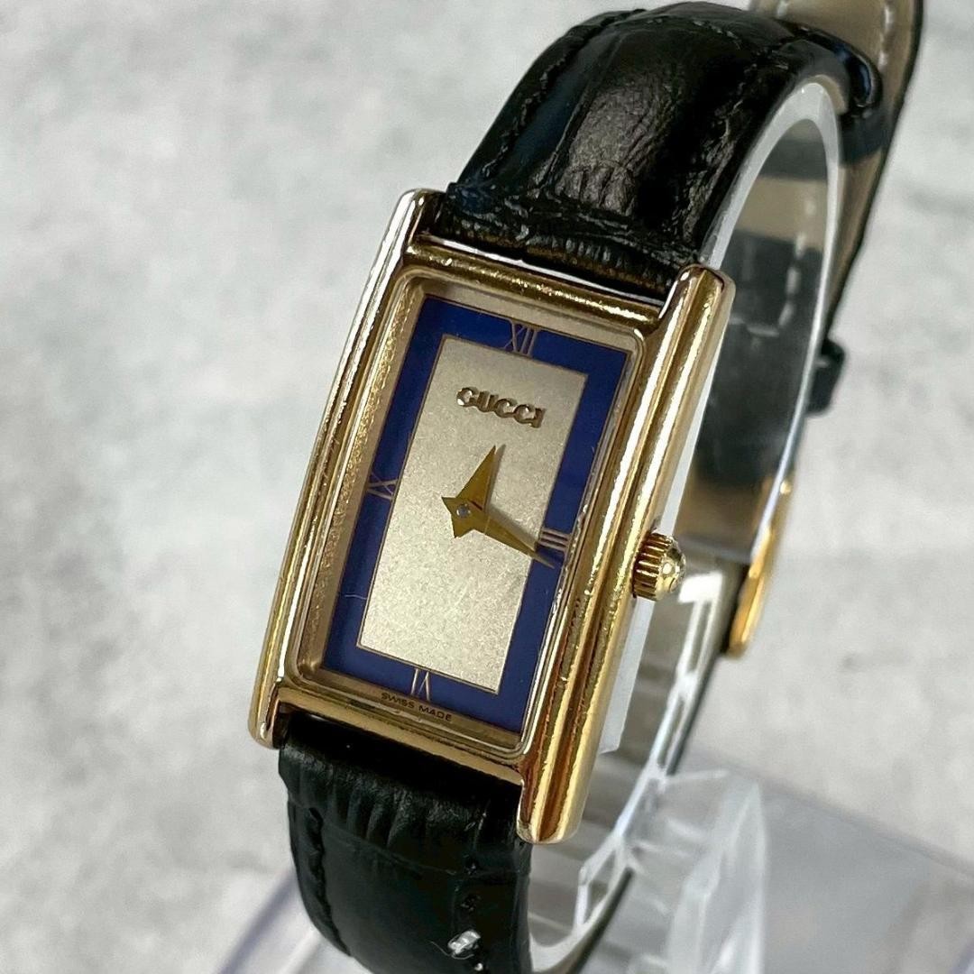 Gucci 2600L Roman Rectangular Watch Stainless Ste… - image 4